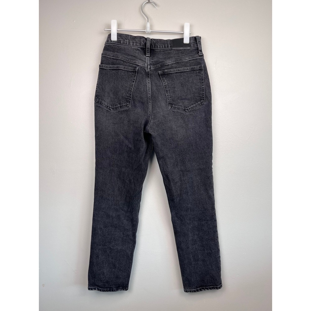 Madewell The Perfect Vintage Jean Faded Black High Rise Straight Leg Denim 28 - Picture 6 of 10